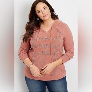 Maurice’s Chenille Mix Hoodie Size 2x